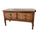 Guillerme and Chambron oak chest of drawers