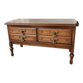 Commode enfilade en chêne Guillerme et Chambron