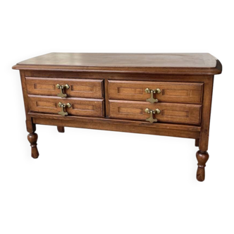 Commode enfilade en chêne Guillerme et Chambron