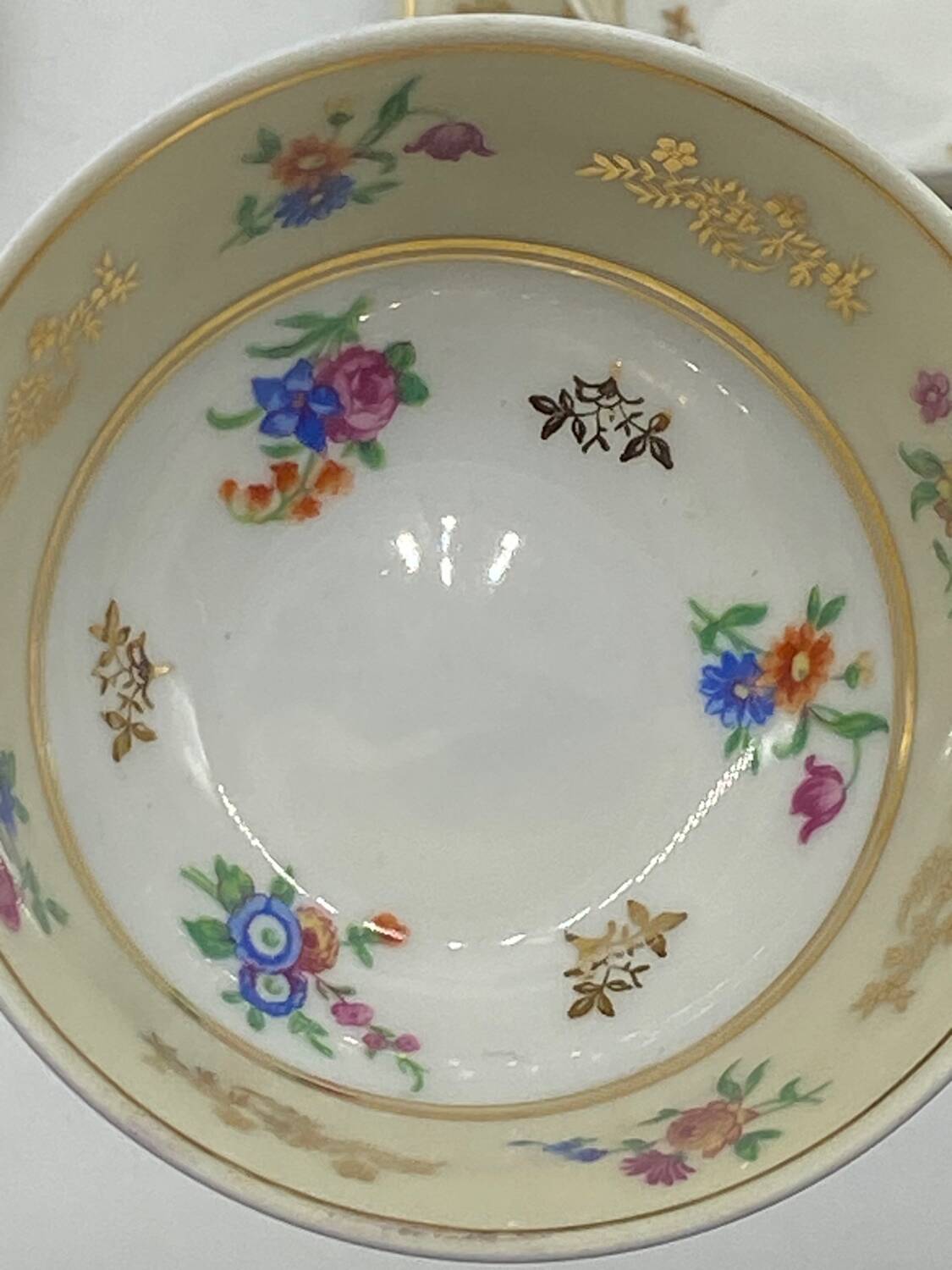 Duo of tea cups 🍵 Limoges porcelain, Raynaud & Cie