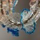 Venetian Rezzonico chandelier in multicoloured Murano glass circa 1900