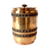 Brass jar with lid, oriental inspiration