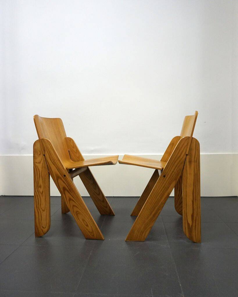 Ensemble de 4 chaises Peota par Gigi Sabadin pour Stilwood