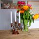 Candlestick three ceramic branches Vallauris the 1950s vintage
