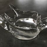 Bird-shaped paperweight, crystal swallow