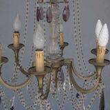 Pampille bronze chandelier and charm