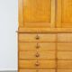 English Victorian sideboard/housekeeper cupboard with 10 drawers and 5 shelves