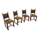 4 x Swedish / Oak Neoclassic / Grace / Dining Chairs