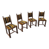 4 x Swedish / Oak Neoclassic / Grace / Dining Chairs