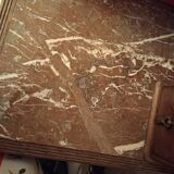 Wooden and marble dressing table