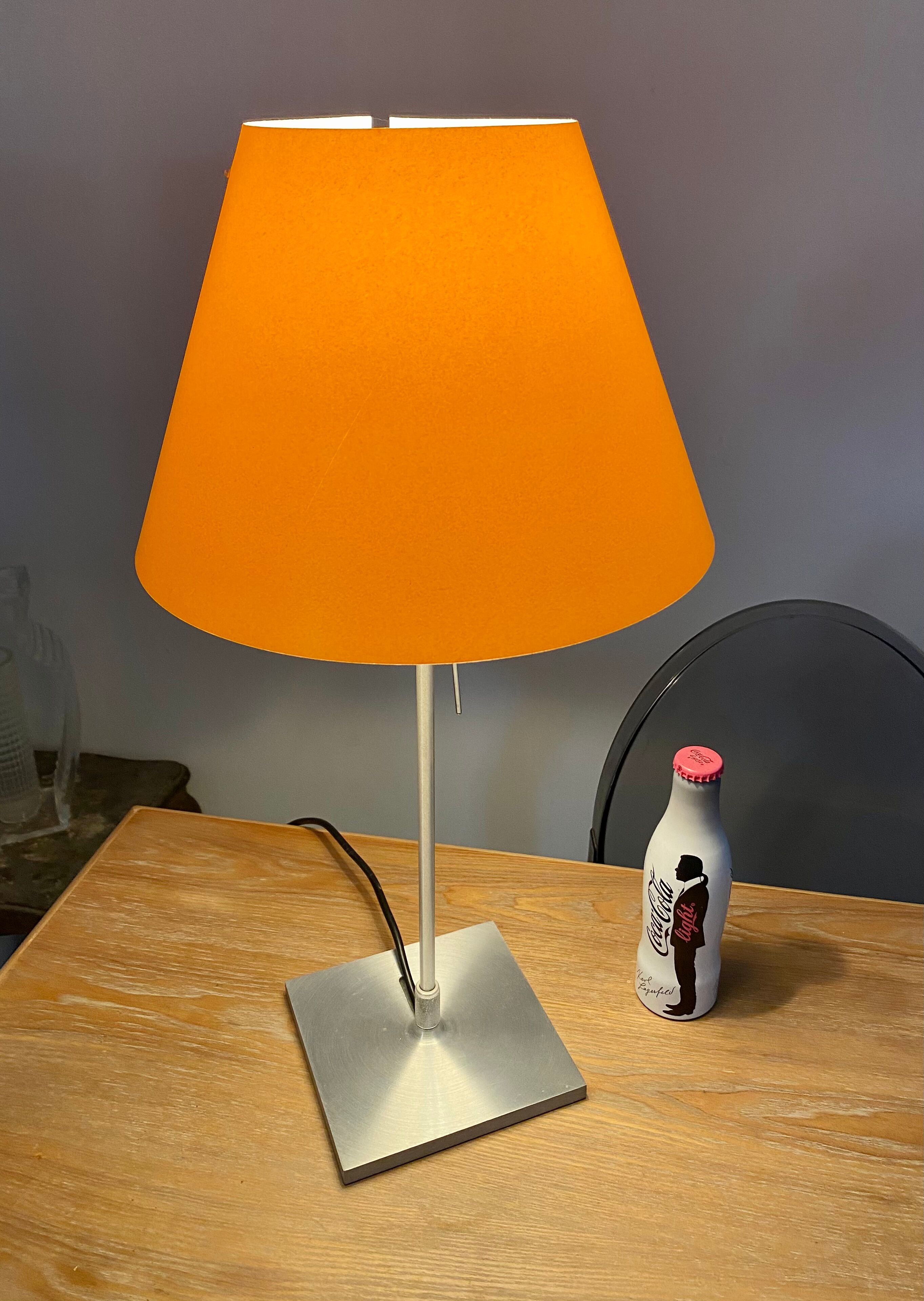 Table lamp Constanzina Luceplan design Paolo Rizzatto vintage 1986