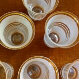 Lot of 6 vintage granite lenses, 50s