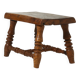 Alpine Chic Rustic Plant or Side Table 1950s