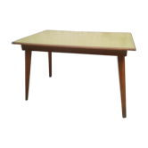 Table aux pieds compas vintage années 50/60