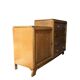 Commode asymétrique art déco chêne brut rénovée