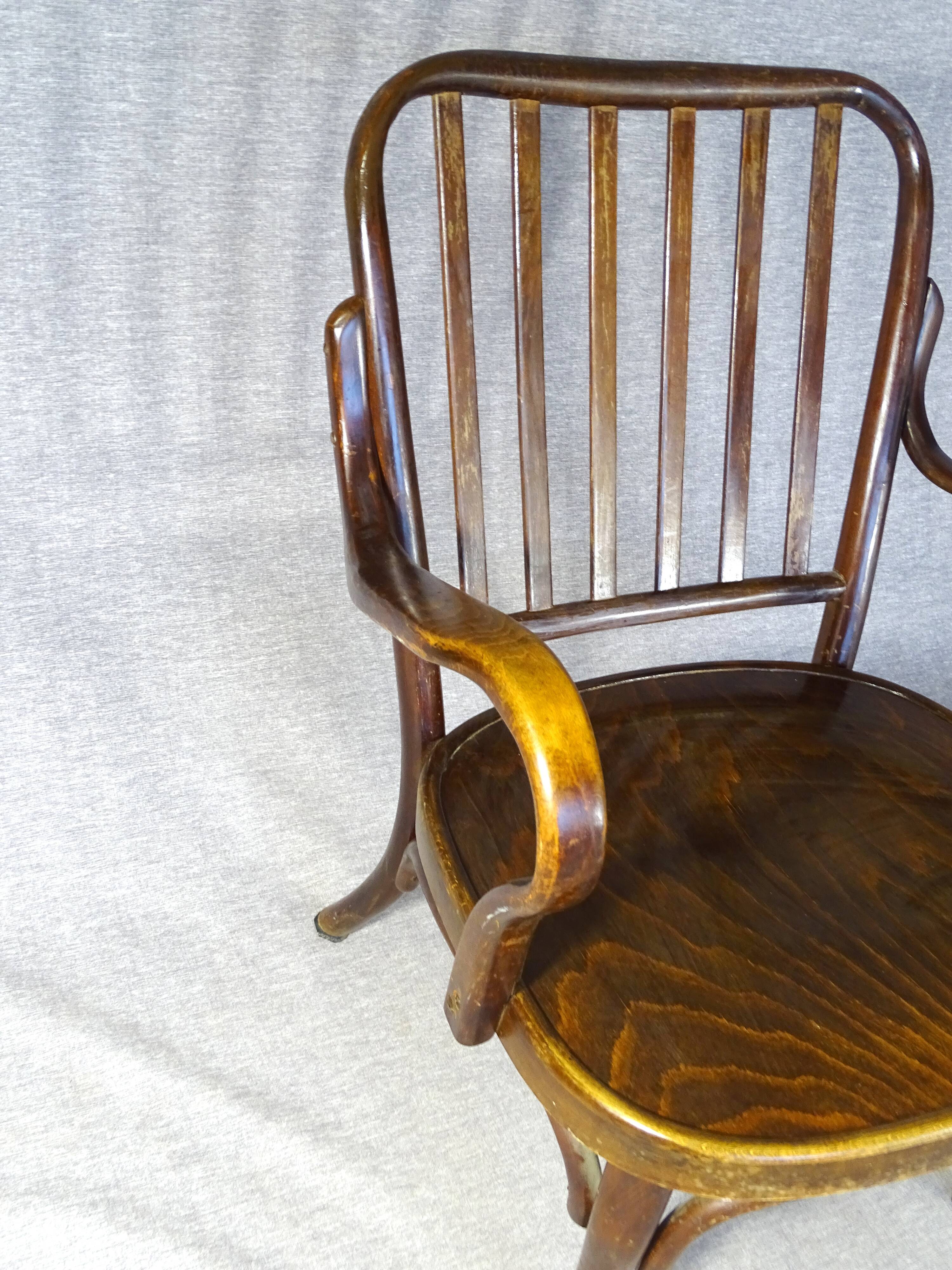 Fauteuil Thonet N° A752 Art déco, par Josef Frank 1932