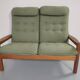 Danish sofa set 2-seater and 3-seater teak by Domino Møbler