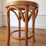 Stool with caning