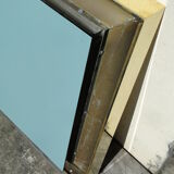 Vintage brass mirror 1970 France