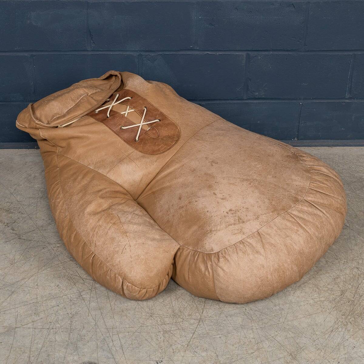 20thc swiss boxing glove bean bag by susiand ueli berger for de sede c.1970