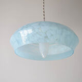 Speckled blue opaline hanging
