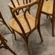 Set of 6 chairs bistro j&j kohn 1900 seat cannage