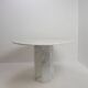 Round marble dining table, 1970 - Ø113cm