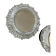 Pair of vintage sconces in molded glass 70s