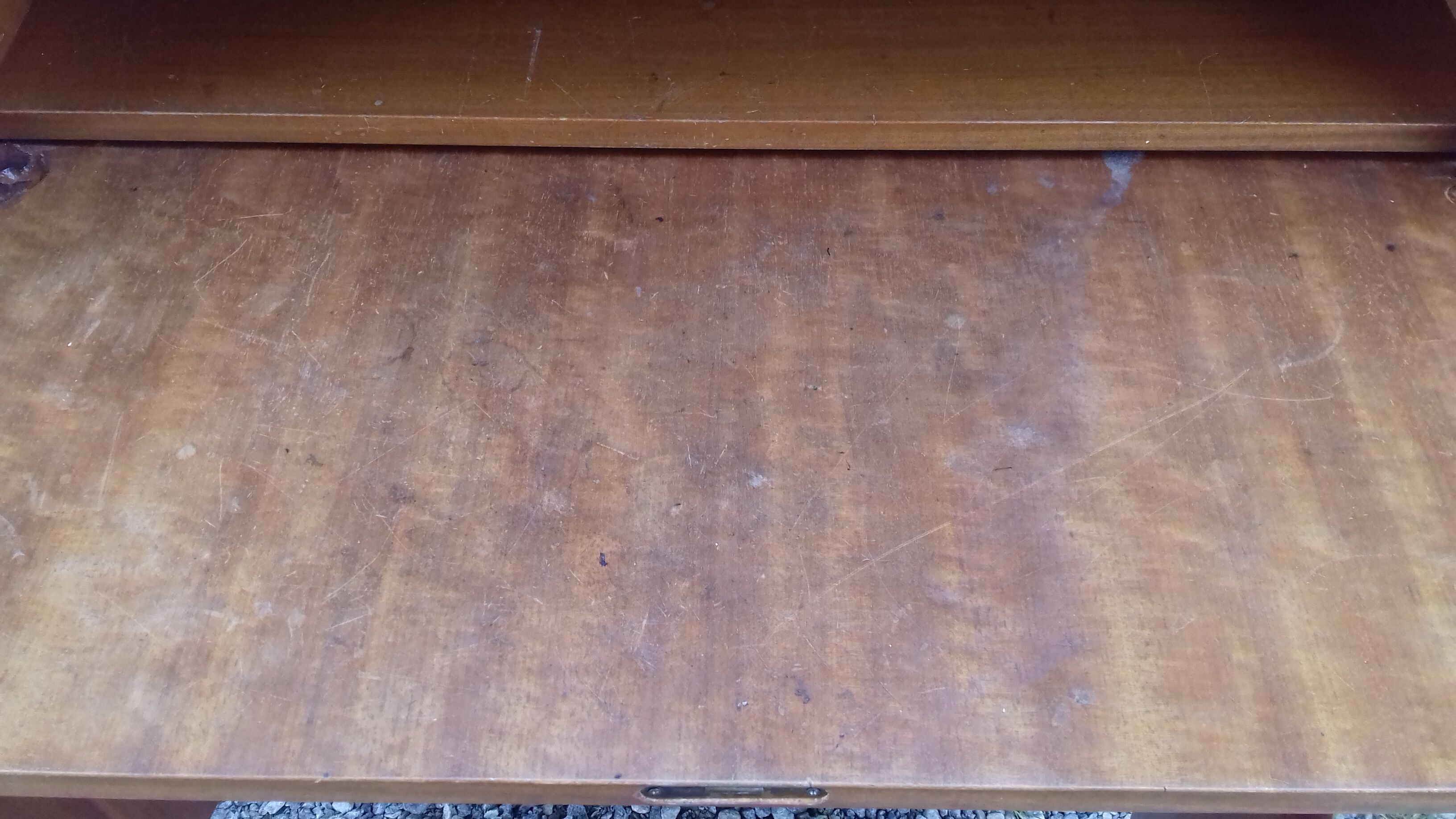 Writing desk, spindle feet
