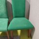 4 chaises Cattelan vintage Italie