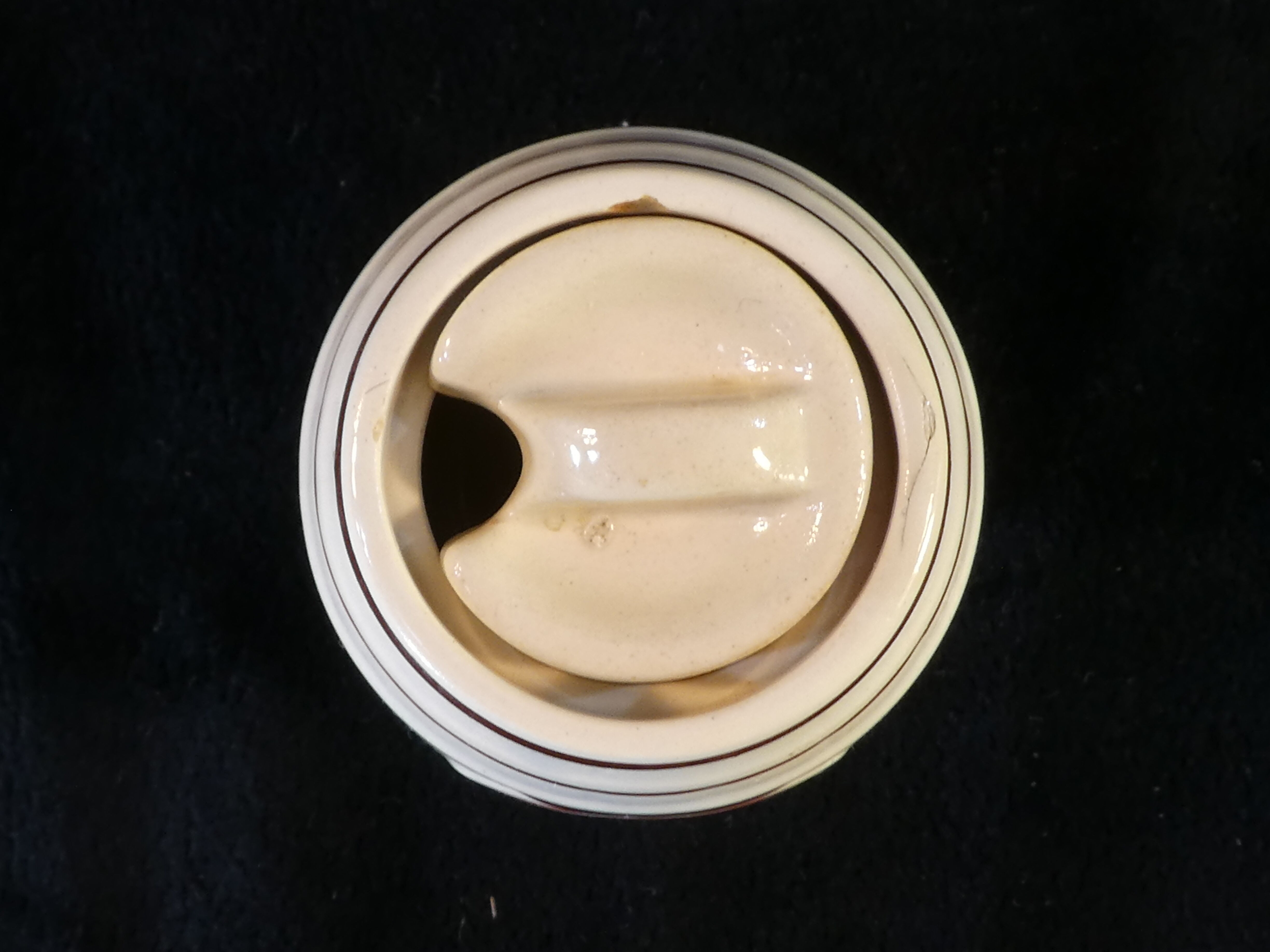 Advertising mustard maker dessaux fil in digoin sarreguemines faiences