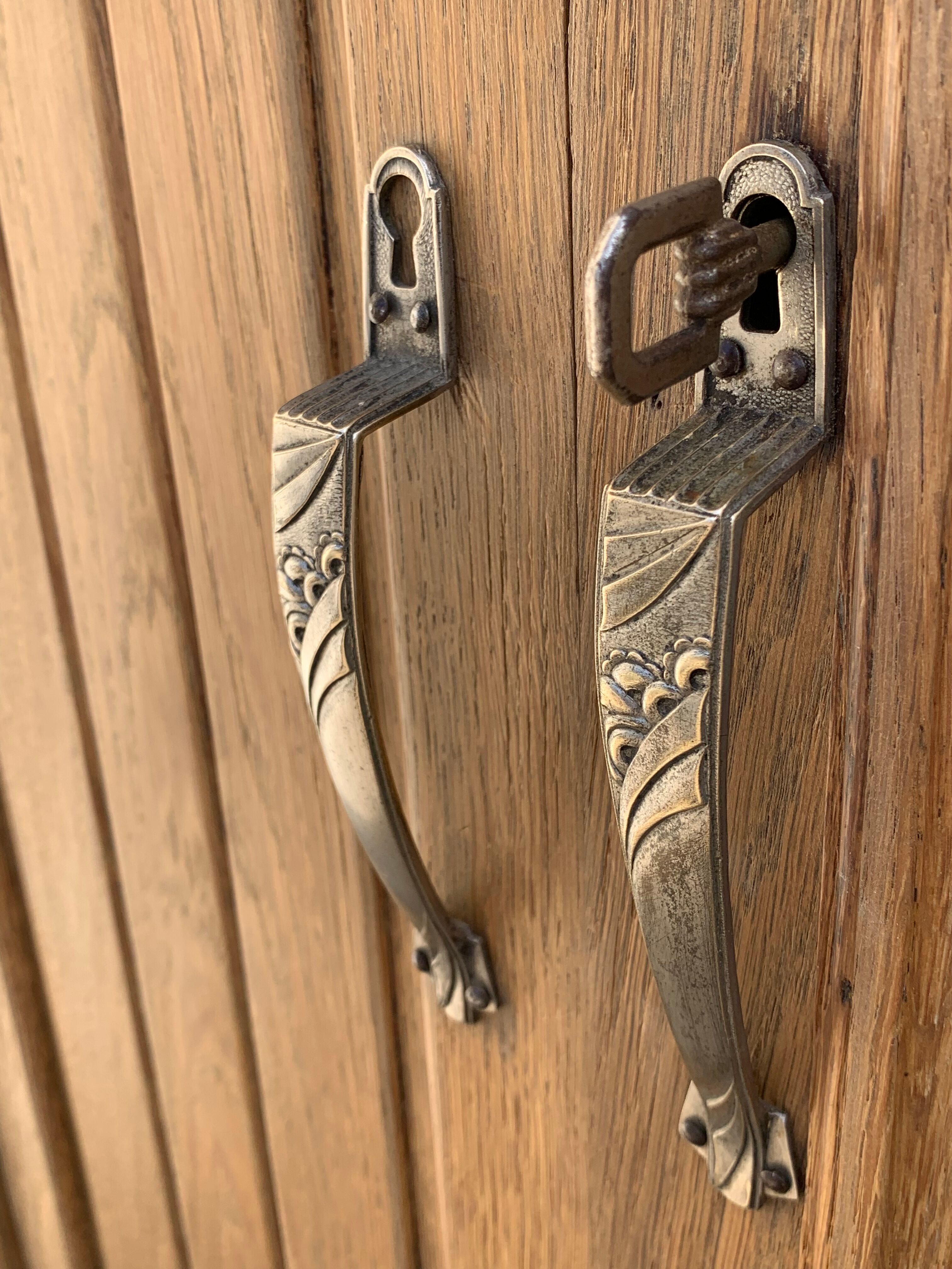 Parisian wardrobe raw wood 1920