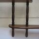 Wooden wall shelf