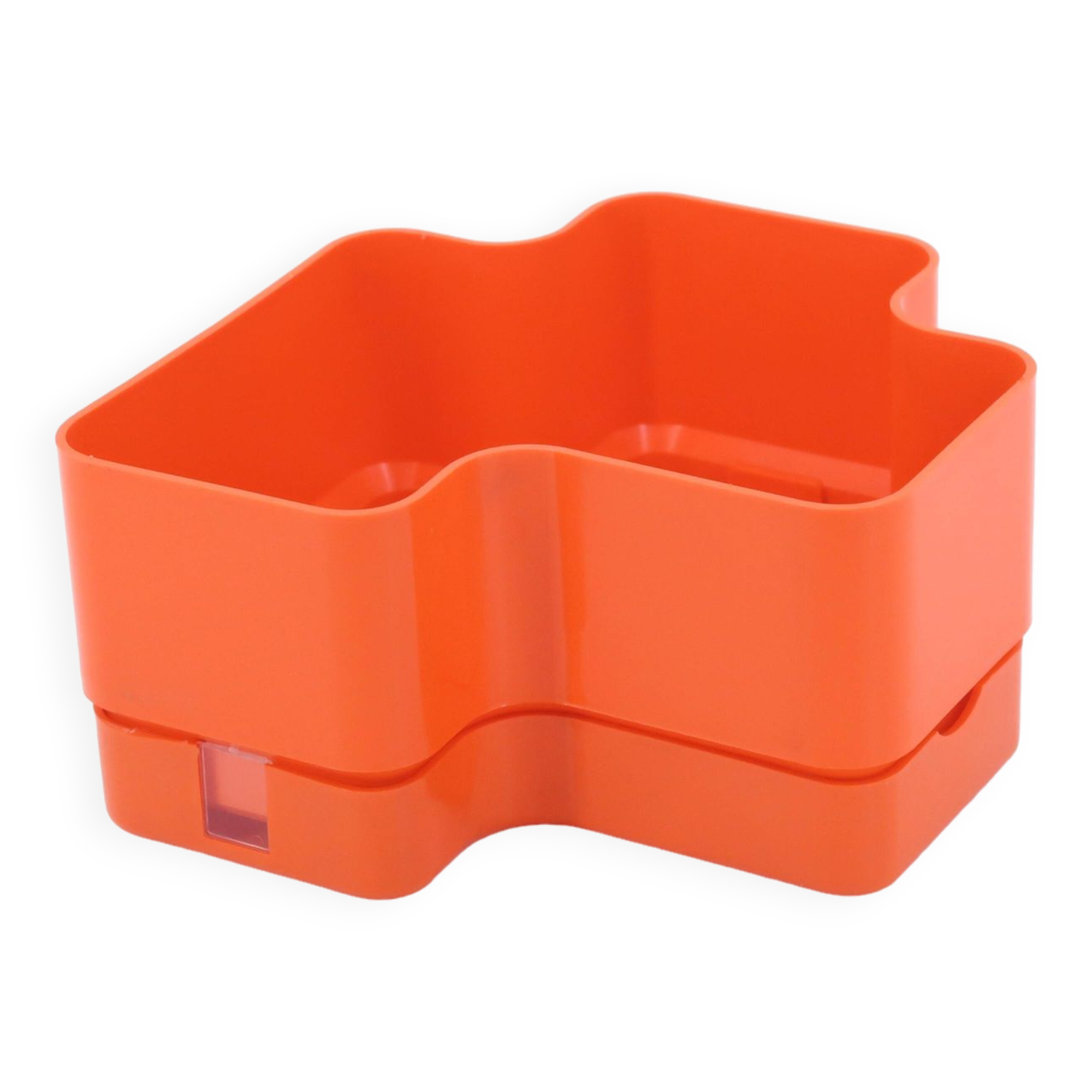 Vastill planter in orange plastic by Michael McCann