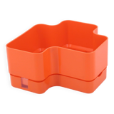 Vastill planter in orange plastic by Michael McCann