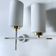 Pair of vintage architectural wall lights, 1960s