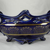 Lunéville Keller old french mantelpiece vases planter 19th