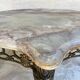 Brass and marble coffee table