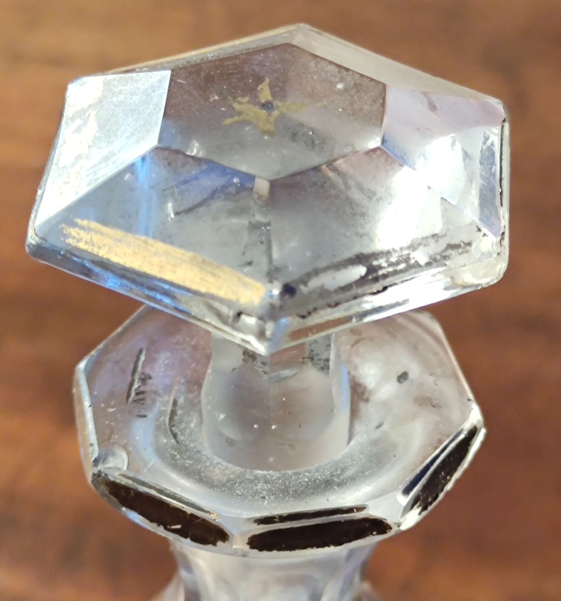 Carafon and small crystal glass from Baccarat/19th century