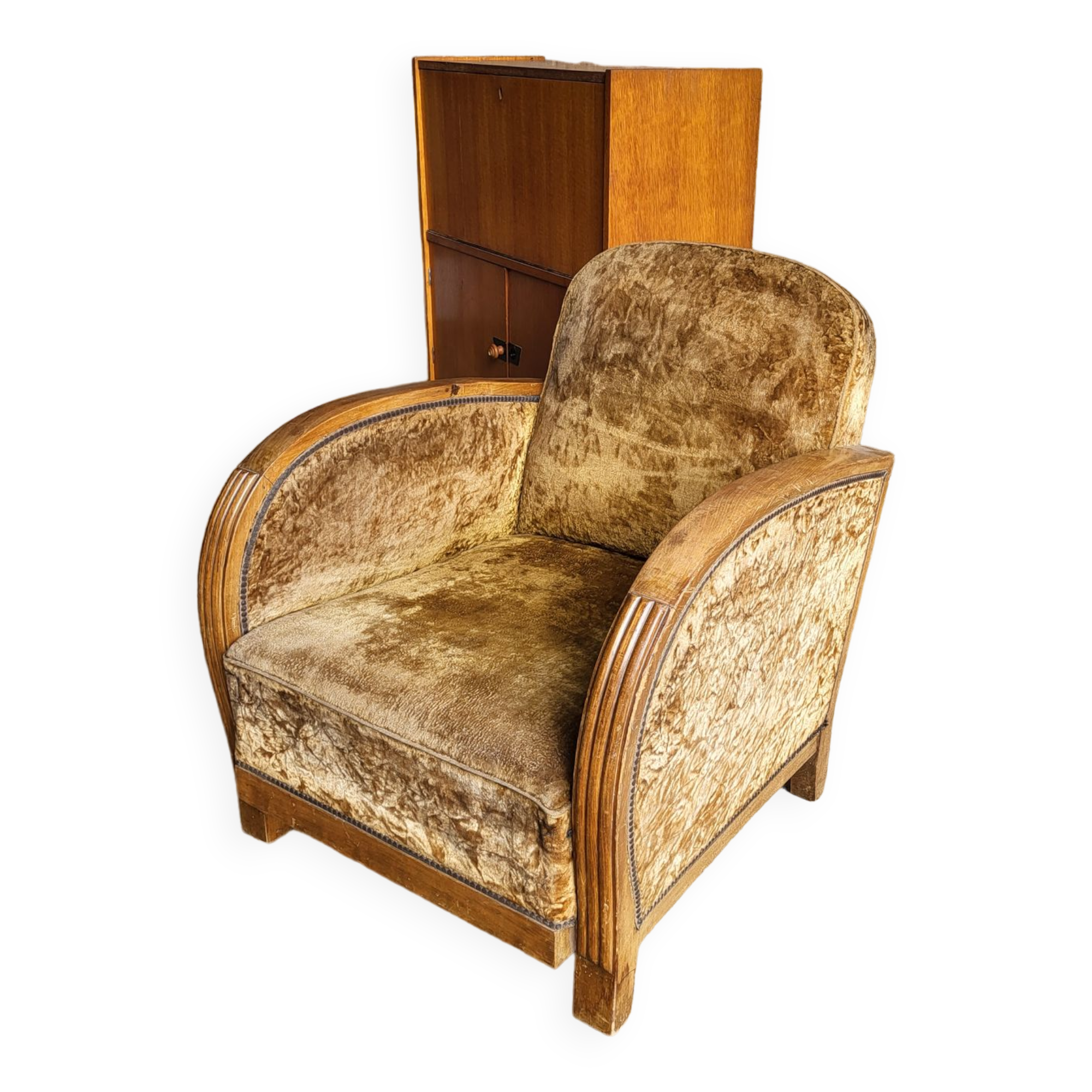 Art deco club armchair