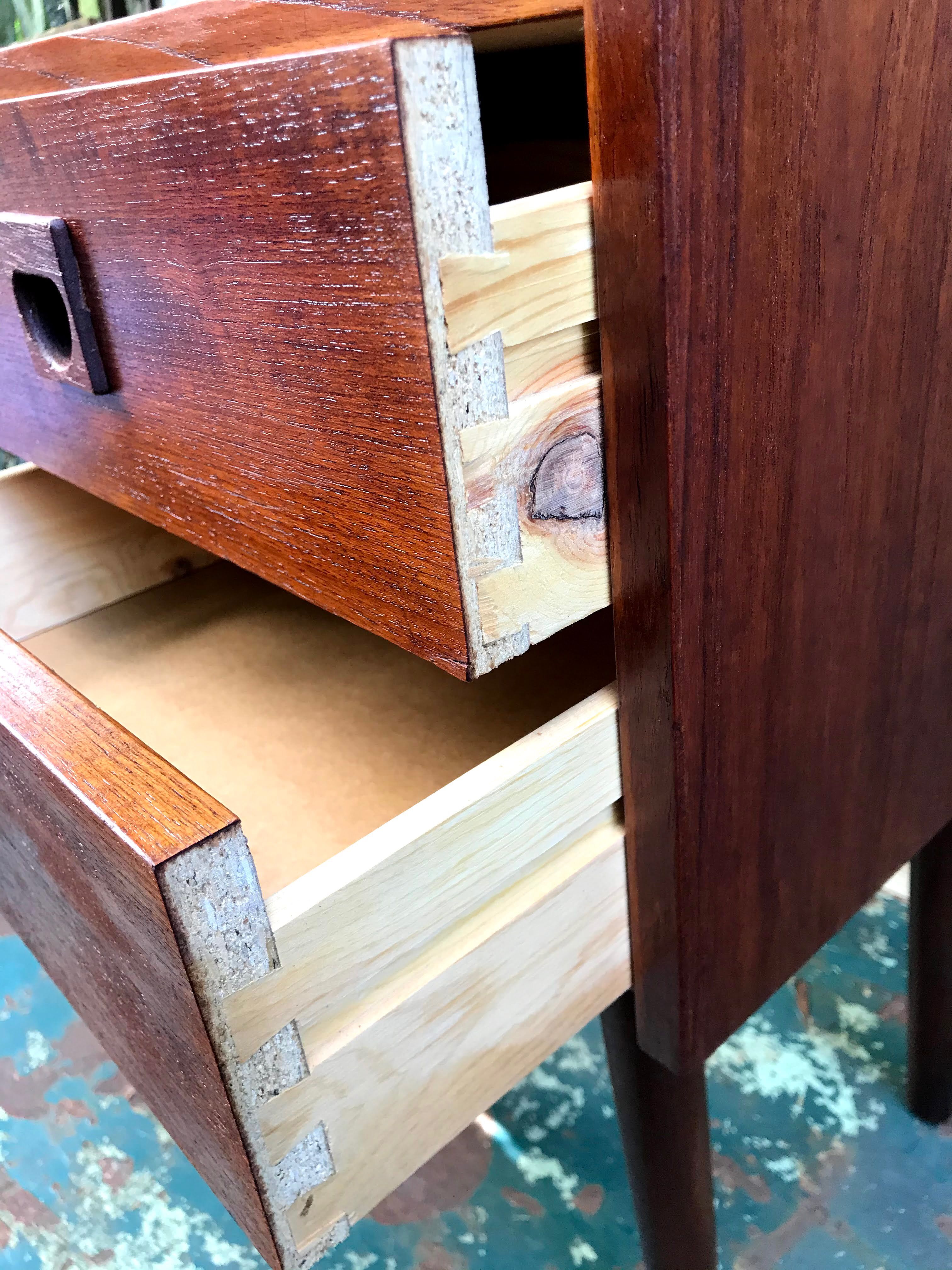Bedside in 60s Danish teak