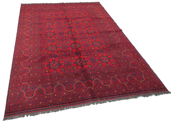 Tapis d'Orient de salon entièrement fait à la main ''Khal Mohammady