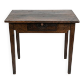 19th Century Solid Walnut Campaign Table – Console or Occasional Desk