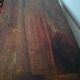 Molded walnut chest of drawers