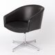 Stylish Swivel Chair by Thonet 1980s Austria