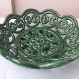Green ceramic bowl
