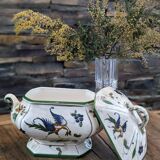 Ancient ceramic tureen Capodimonte Italy