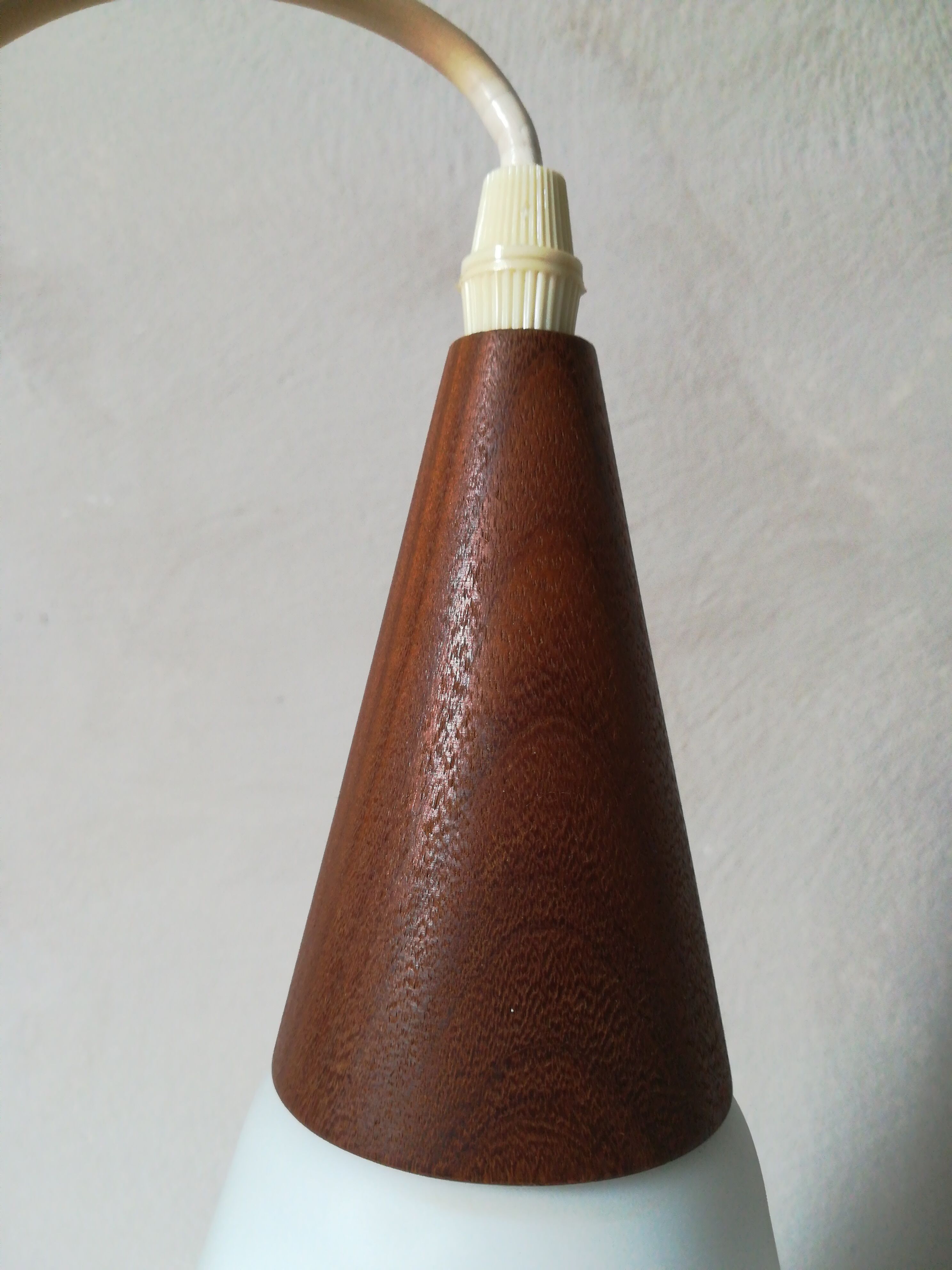 Scandinavian conical hanging lamp