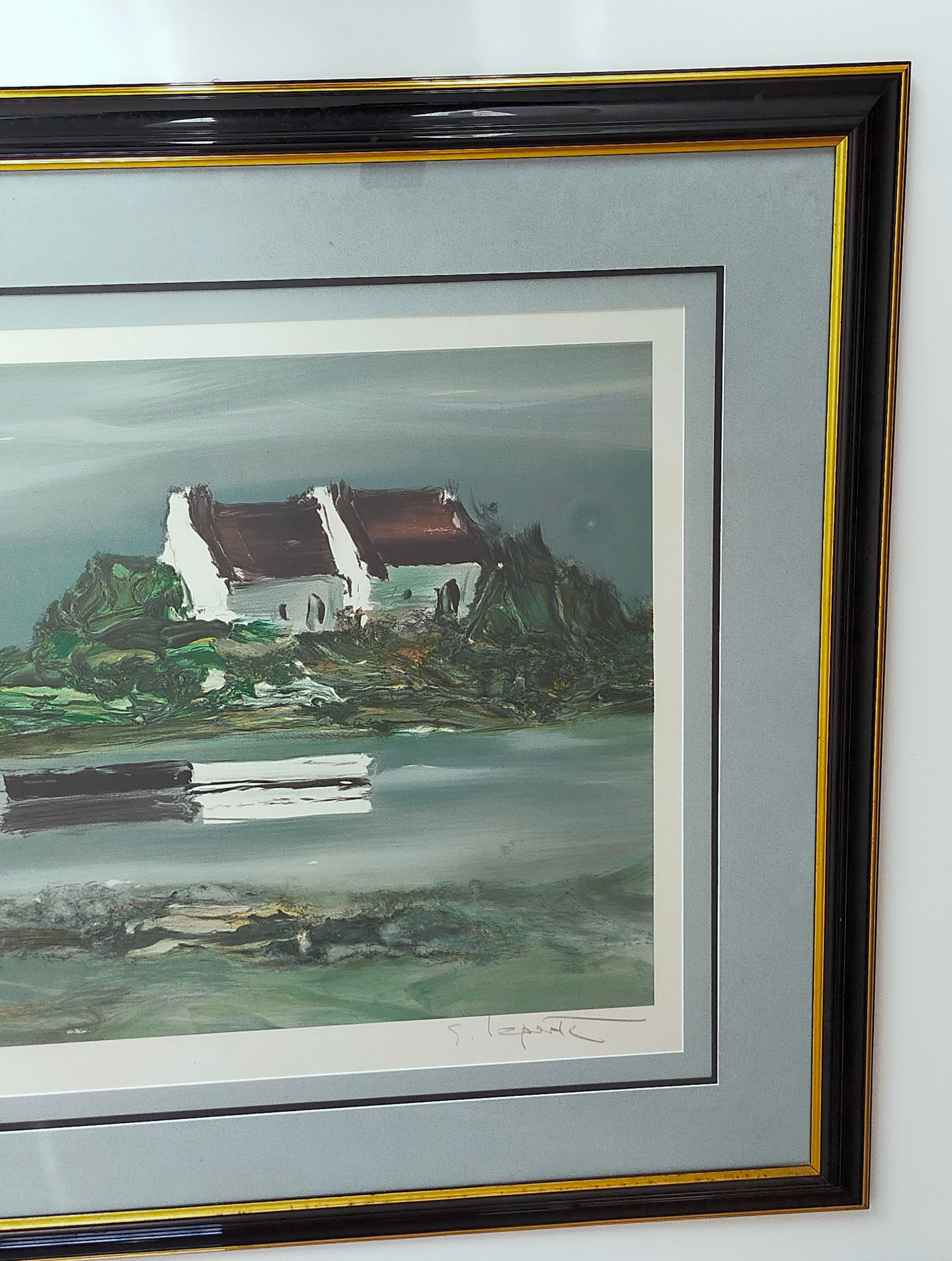 版画 ES LAPORTE lithograph 版画 ES LAPORTE lithograph Georges Laporte Artwork for Sale