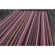 1970s Vintage Turkish Oushak Handmade Wool Cotton Pink Runner Rug 131x280